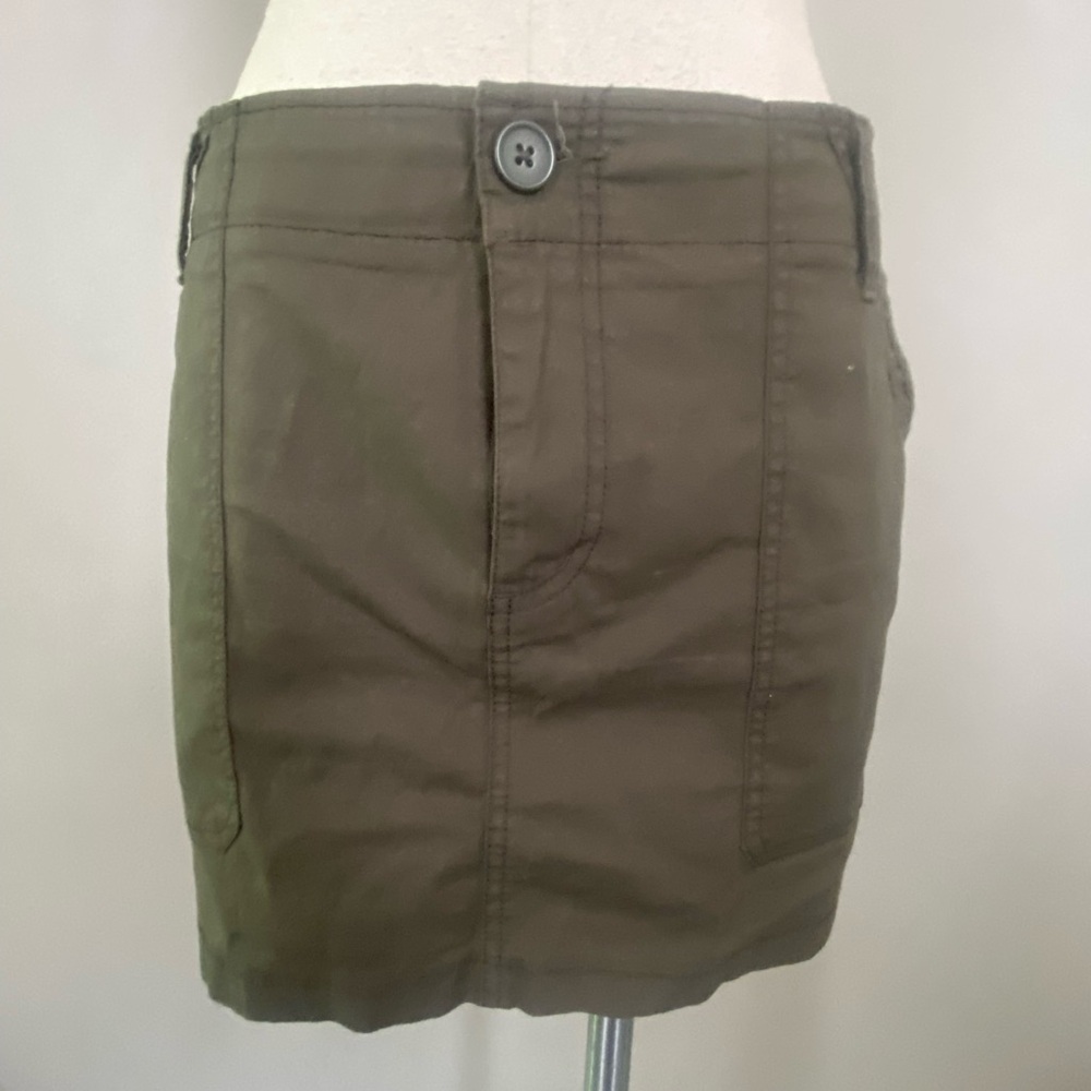 Olive Green Women's Skirt